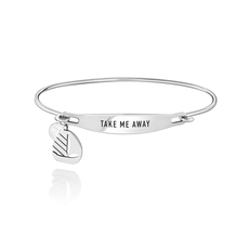 Chamilia Take Me Away ID Bangle - SS - M/L