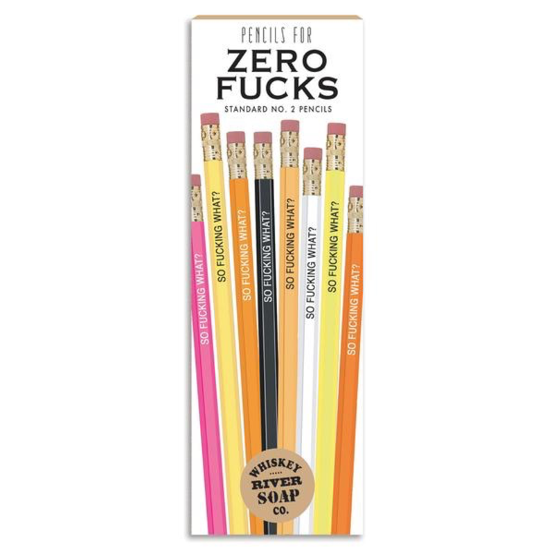 Whiskey River Soap Co. Pencils for Zero F###s