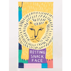 Blue Q Resting Snack Face Printed Towel (Disc)