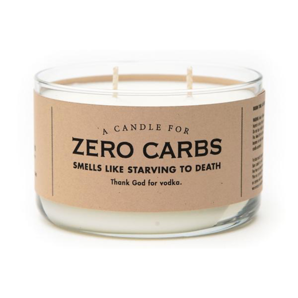 Whiskey River Soap Co. Whiskey River Soap Co.  Zero Carbs Candle