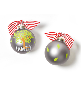 Family Tree Glass Ornament