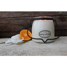 Milkhouse Candle Creamery Butter Jar 16 oz:  Dancing in the Rain