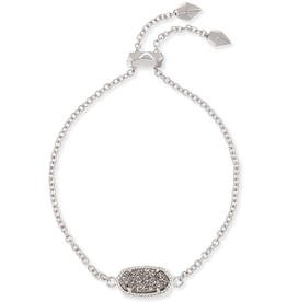 Elaina Bracelet in Silver Platinum Drusy