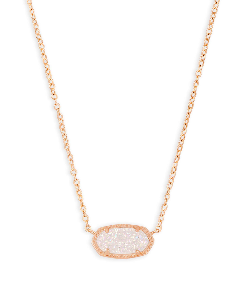 Kendra Scott Elisa Necklace Rsg Iridscnt Drusy Designed