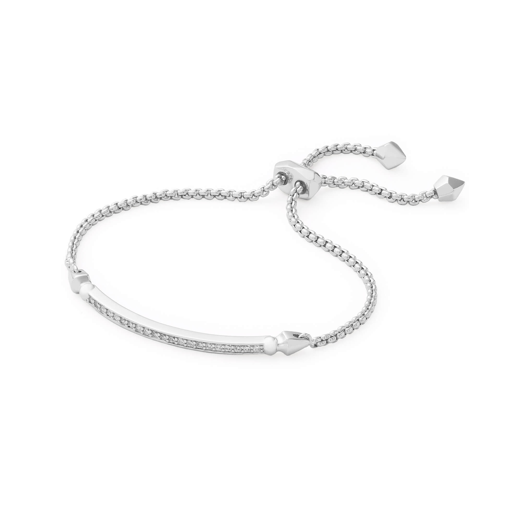 Kendra Scott Ott Bracelet in Silver  White CZ