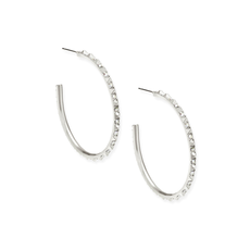 Kendra Scott Veronica Earrings in Silver Iridescent Crystal
