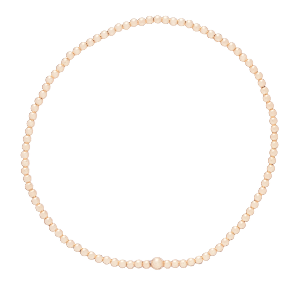 enewton Classic Gold 2mm Bead Bracelet