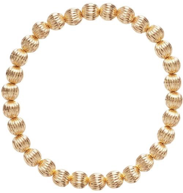 Dignity Gold 6mm Bead Bracelet