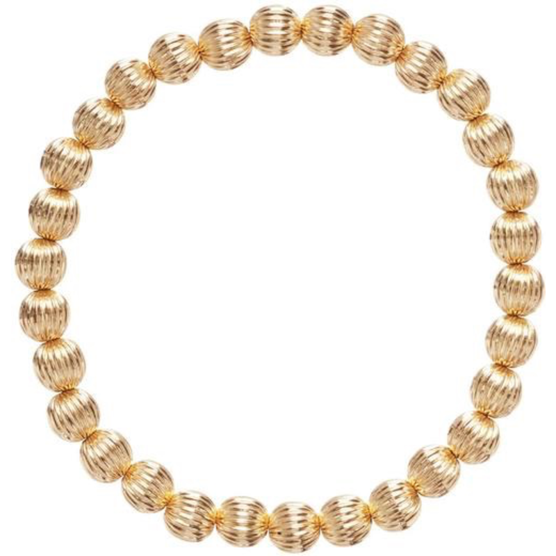 Dignity Gold 6mm Bead Bracelet