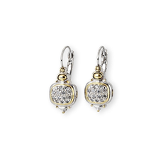 John Medeiros - Nouveau CZ French Wire Earrings