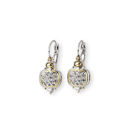 Nouveau CZ French Wire Earrings