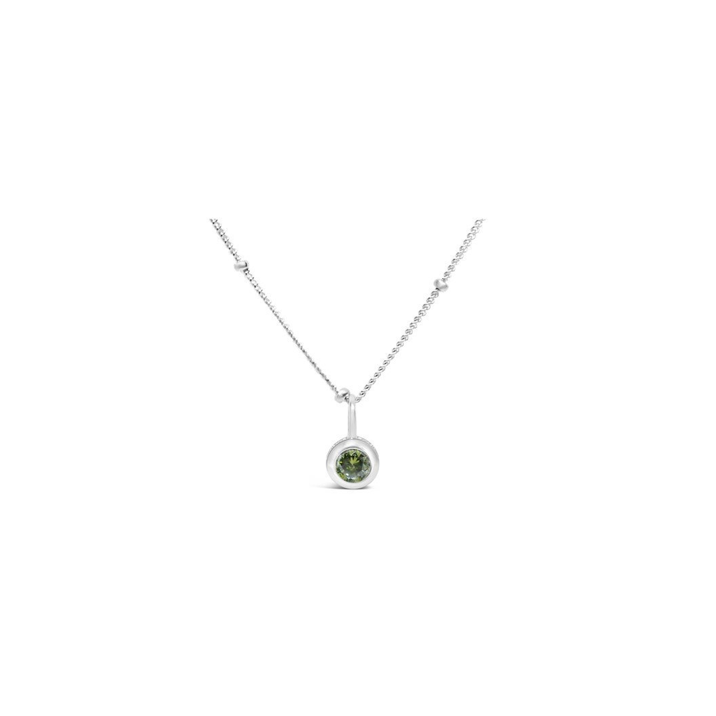 Stia Jewelry Birthstone Necklace - August/Peridot