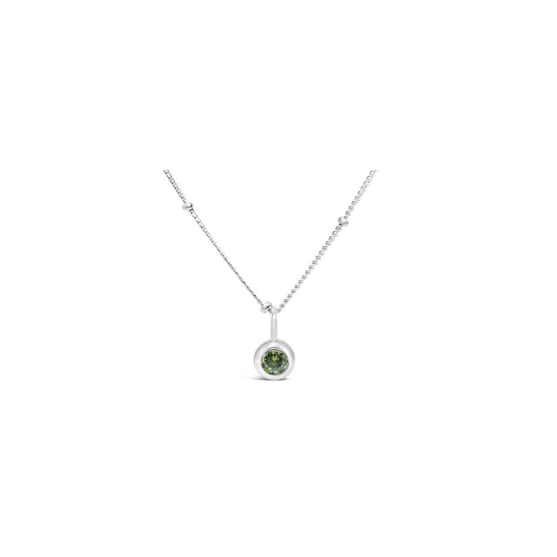 Stia Jewelry Birthstone Necklace - August/Peridot