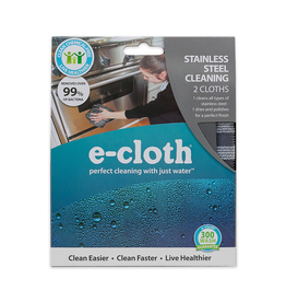 e-cloth Stainless Steel Pack-  2 cloths