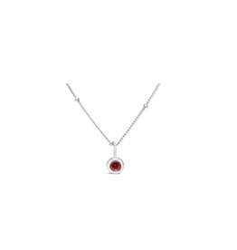 Stia Jewelry Birthstone Necklace - January/Garnet