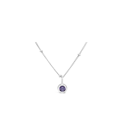 Stia Jewelry Birthstone Necklace - February/Amethyst