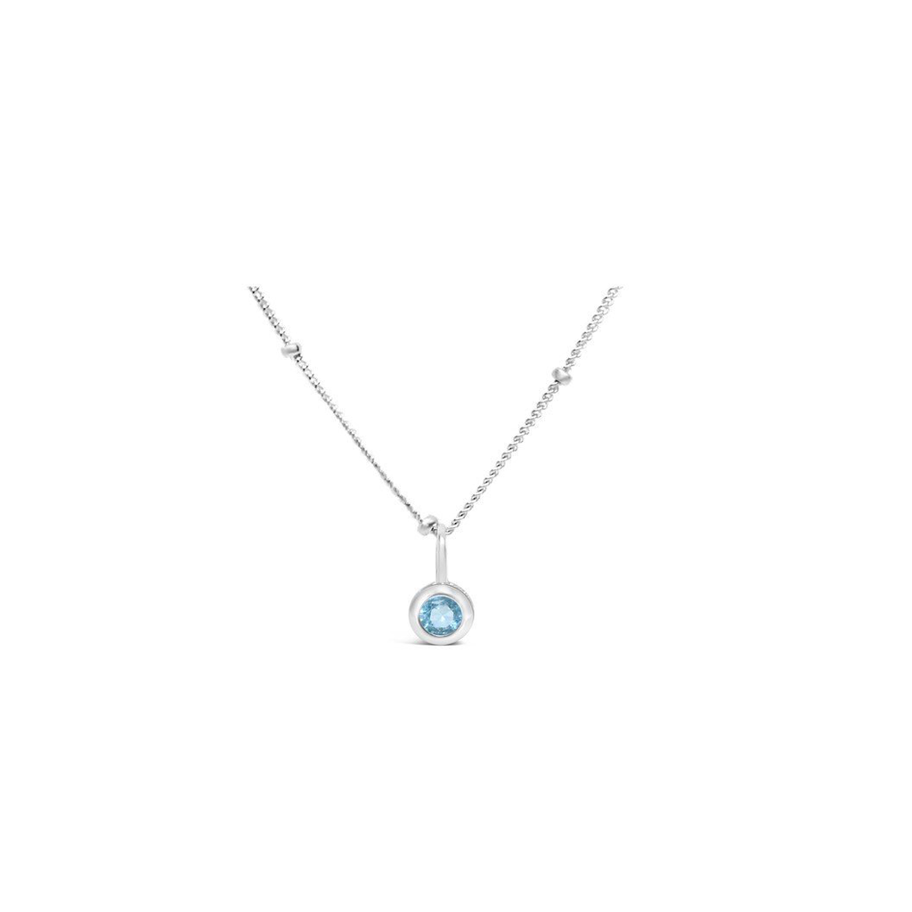 Stia Jewelry Birthstone Necklace - March/Aquamarine