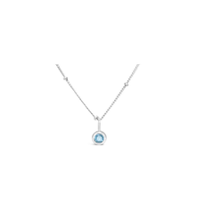 Stia Jewelry Birthstone Necklace - March/Aquamarine
