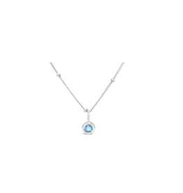 Stia Jewelry Birthstone Necklace - March/Aquamarine