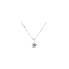 Stia Jewelry Birthstone Necklace - October/Pink Tourmaline
