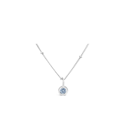 Stia Jewelry Birthstone Necklace - April/Clear Diamond
