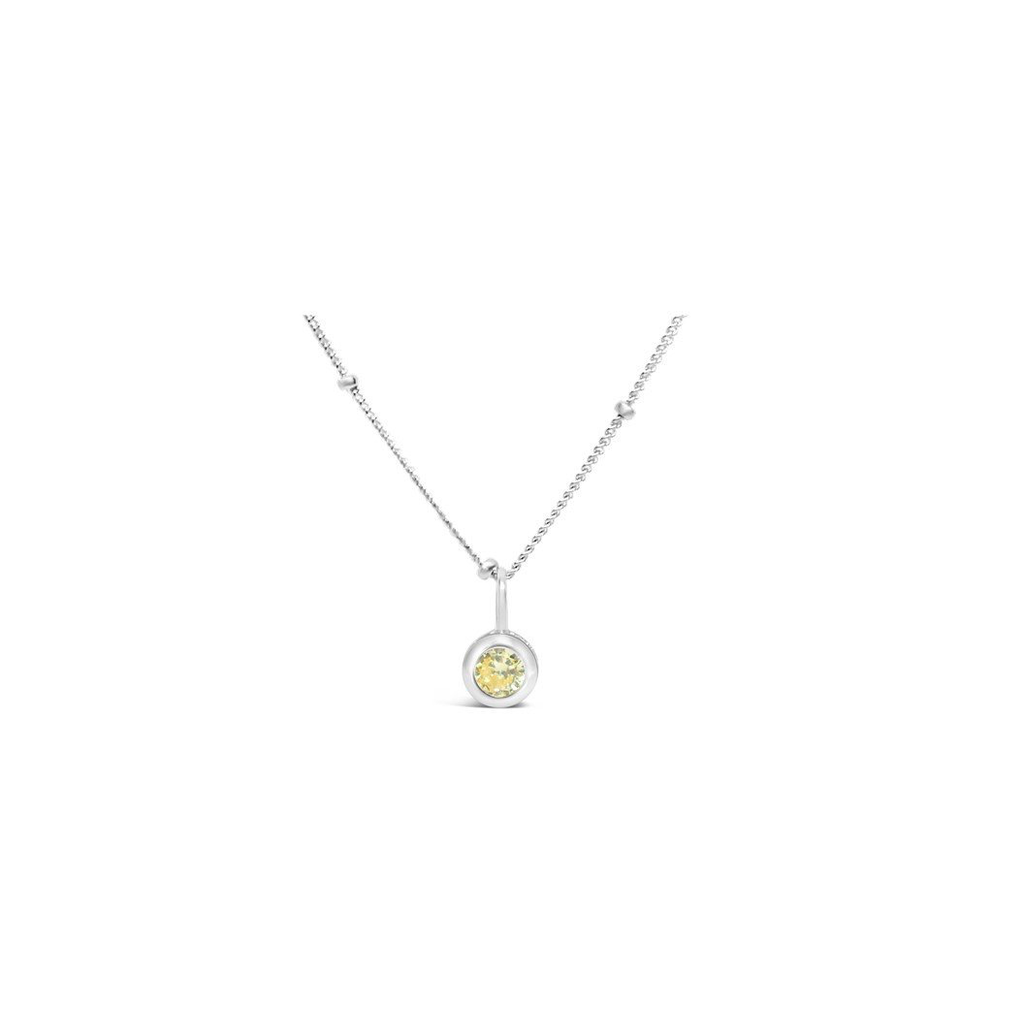 Stia Jewelry Birthstone Necklace - November/Citrine