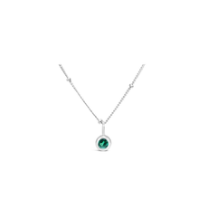Stia Jewelry Birthstone Necklace - May/Emerald