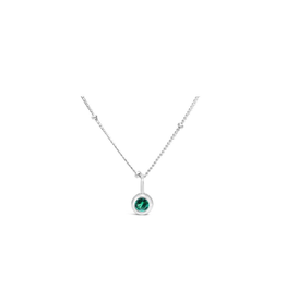 Stia Jewelry Birthstone Necklace - May/Emerald