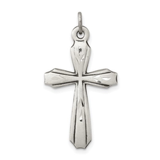 Sterling Silver Antiqued Cross