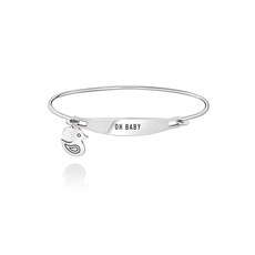 Chamilia Oh Baby ID Bangle - SS - M/L