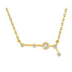 Initial Reaction Initial Reaction Constellation Necklace - Aries/Gold