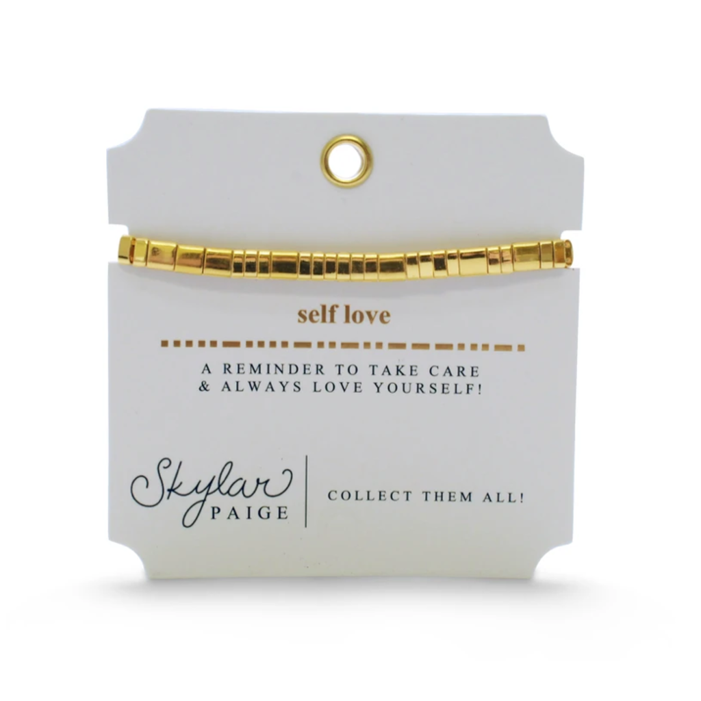 Skylar Paige Skylar Paige Self Love Bracelet - Golden Gratitude