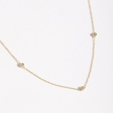 Ella Stein Dot to Dot Necklace .02 Diamond Weight - Gold