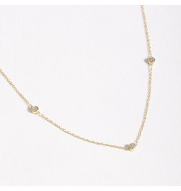Dot to Dot Necklace .02 Diamond Weight - Gold