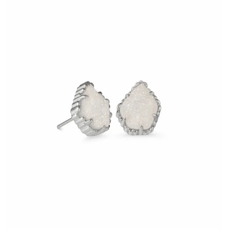 Kendra Scott Kendra Scott Tessa Sm Stud Earring - Silver/Iridescent Abalone