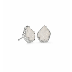 Kendra Scott Kendra Scott Tessa Sm Stud Earring - Silver/Iridescent Abalone