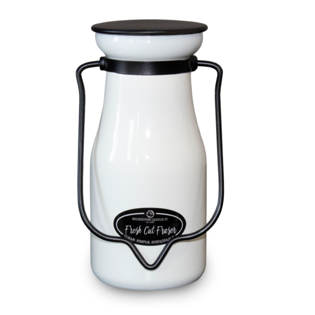 Milkhouse Candle Creamery Fresh Cut Fraser Milkbottle Pint Candle