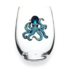 The Queen's Jewels Octopus Stemless Wine Glass