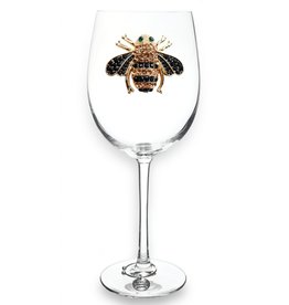 Bee Stemmed Wine Glass