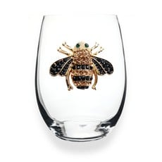 The Queen's Jewels Bee Stemless Wine Glass