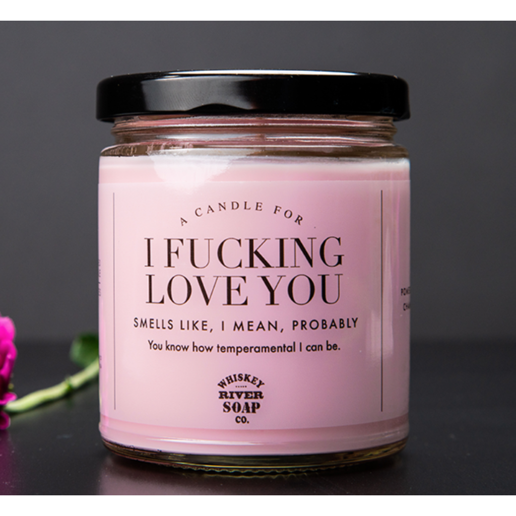 Whiskey River Soap Co. Whiskey River Soap Company - WTF: I F*cking Love You Candle