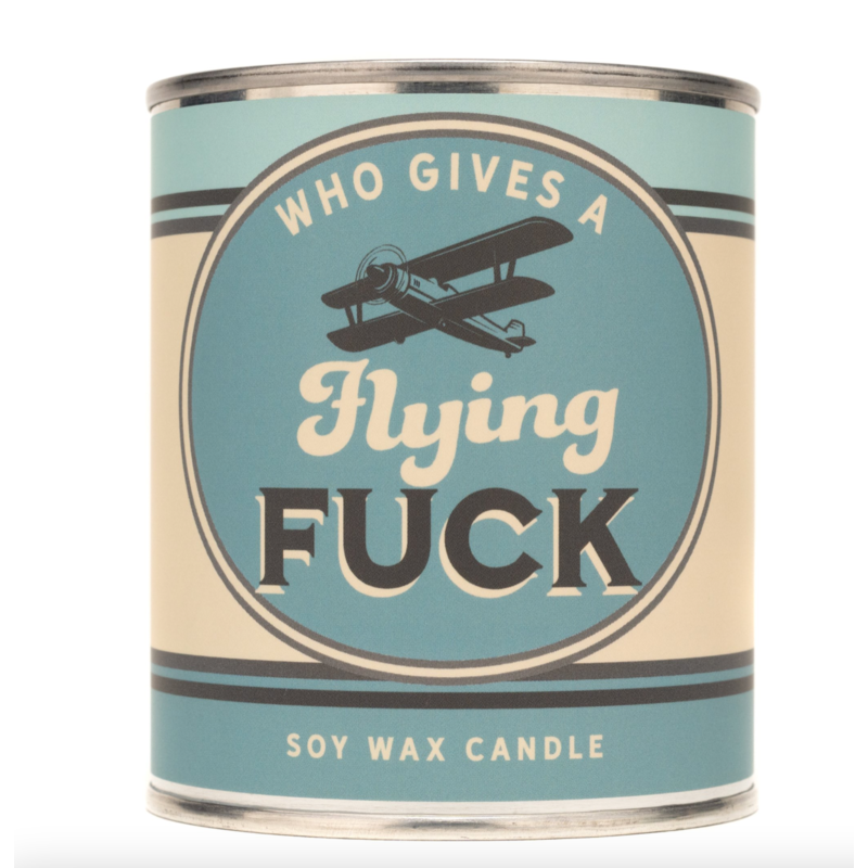 Whiskey River Soap Co. Flying F*** - Vintage Paint Can Candle