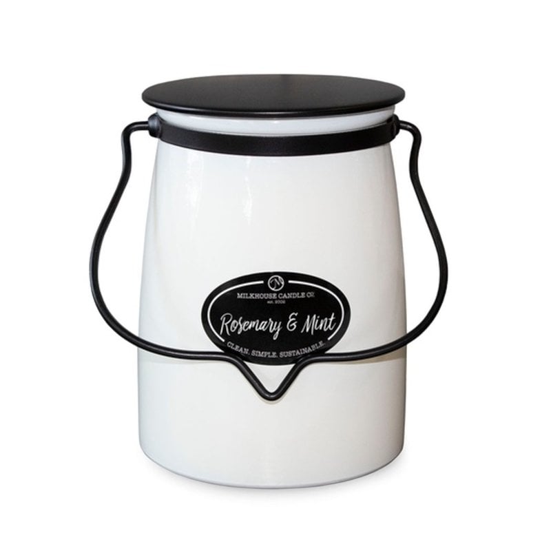 Rosemary & Mint 22 oz Butter Jar Candle