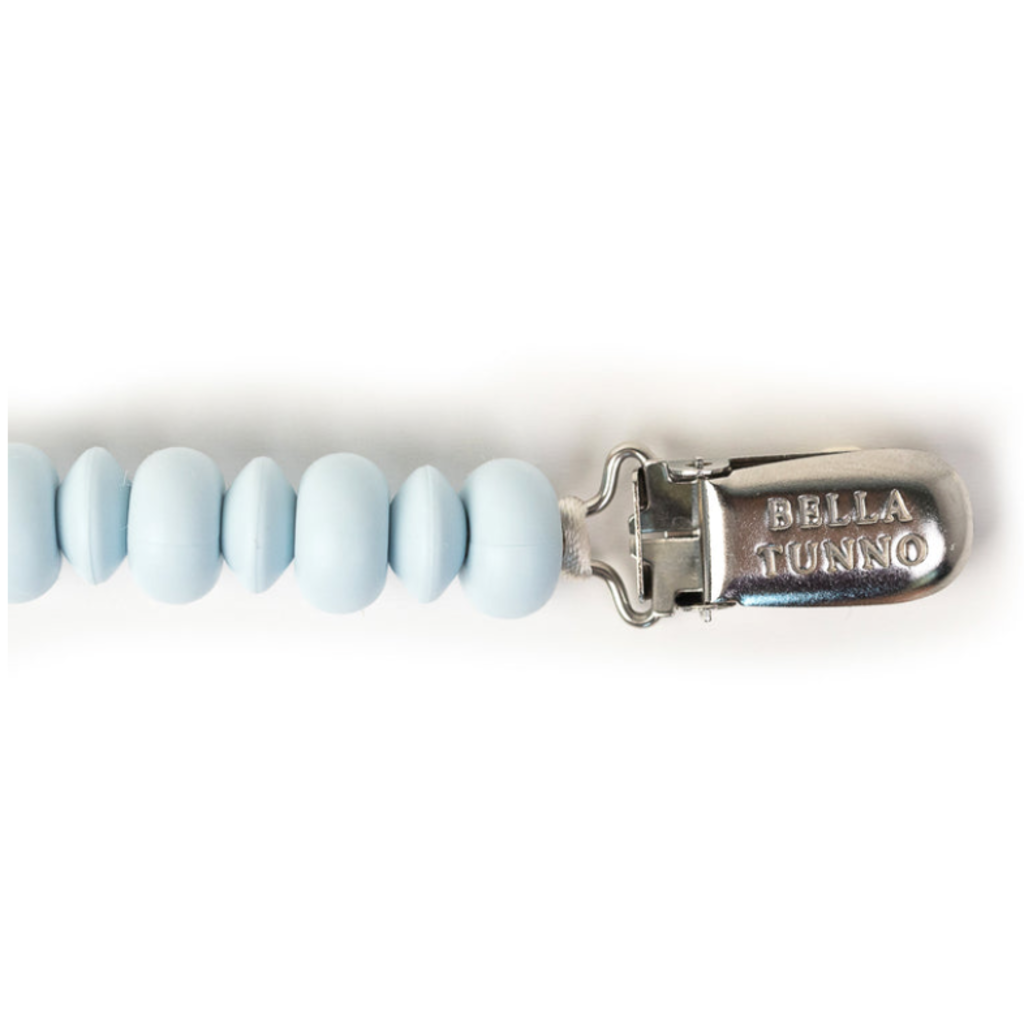 Bella Tunno Bella Tunno - Light Blue Pacifier Clip