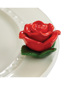 Nora Fleming Roses are Red (red rose) Mini