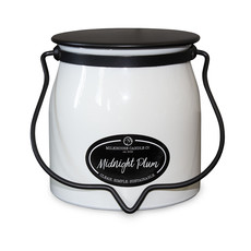 Milkhouse Candle Creamery Midnight Plum 16 oz. Butter Jar Candle