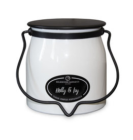 Holly & Ivy 16 oz. Butter Jar Candle