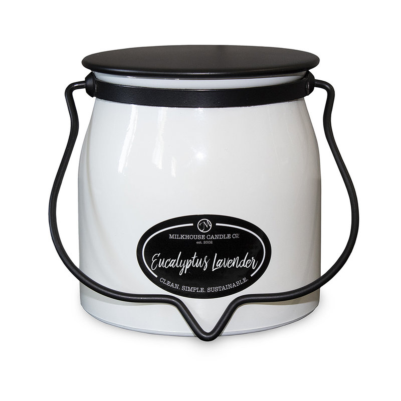 Eucalyptus Lavender 16 oz. Butter Jar Candle