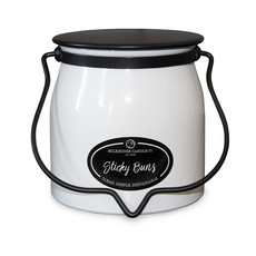 Milkhouse Candle Creamery Butter Jar 16 oz:  Sticky Buns