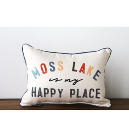 Little Birdie ...My Happy Place Earth Tones Pillow